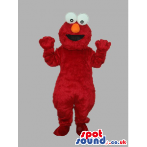 Sesame Street Elmo Tv Cartoon Character Red Mascot - Custom