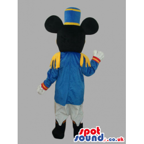 Mickey Mouse Disney Character Mascot Wearing Prince Clothes -