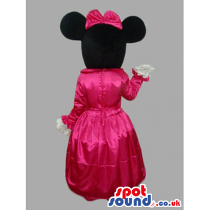 Minnie Mouse Disney Character Mascot Wearing Princess Clothes -