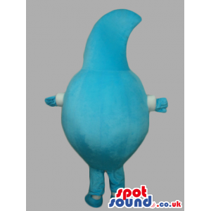 Buy Mascots Costumes in UK - Customizable Blue Drop Of Water Mascot With  Funny Face Sizes L (175-180CM)