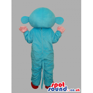 Blue Monkey Animal Mascot From Dora The Explorer Cartoon Series