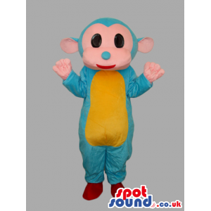 Blue Monkey Animal Mascot From Dora The Explorer Cartoon Series