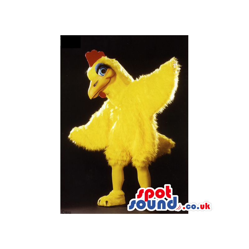 Customizable Yellow Chicken Or Hen Bird Animal Mascot - Custom