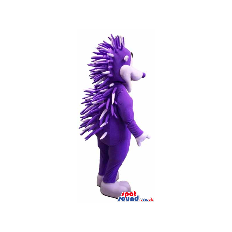 Customizable Purple Hedgehog Or Porcupine Animal Mascot -