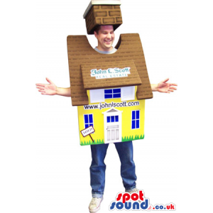 Advertising House Costume For Real Estate Or Property Sales -