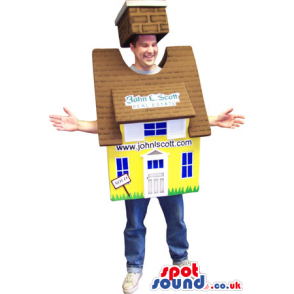 Advertising House Costume For Real Estate Or Property Sales -