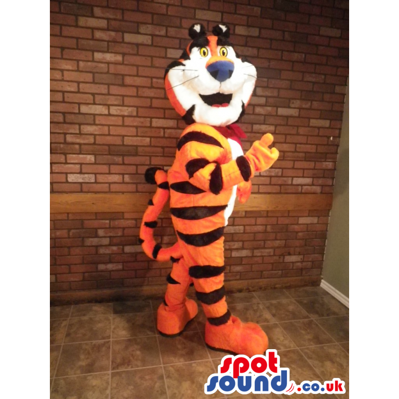 Iconic Famous Tiger Mascot From Kellogg'S Cereals Brand -