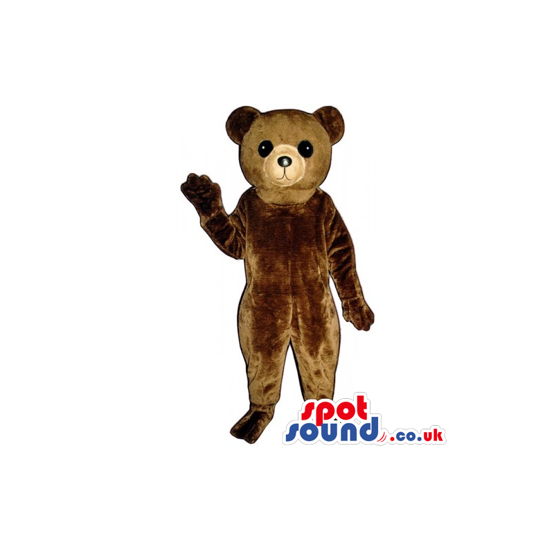 Customizable And Plain Brown Teddy Bear Animal Mascot - Custom