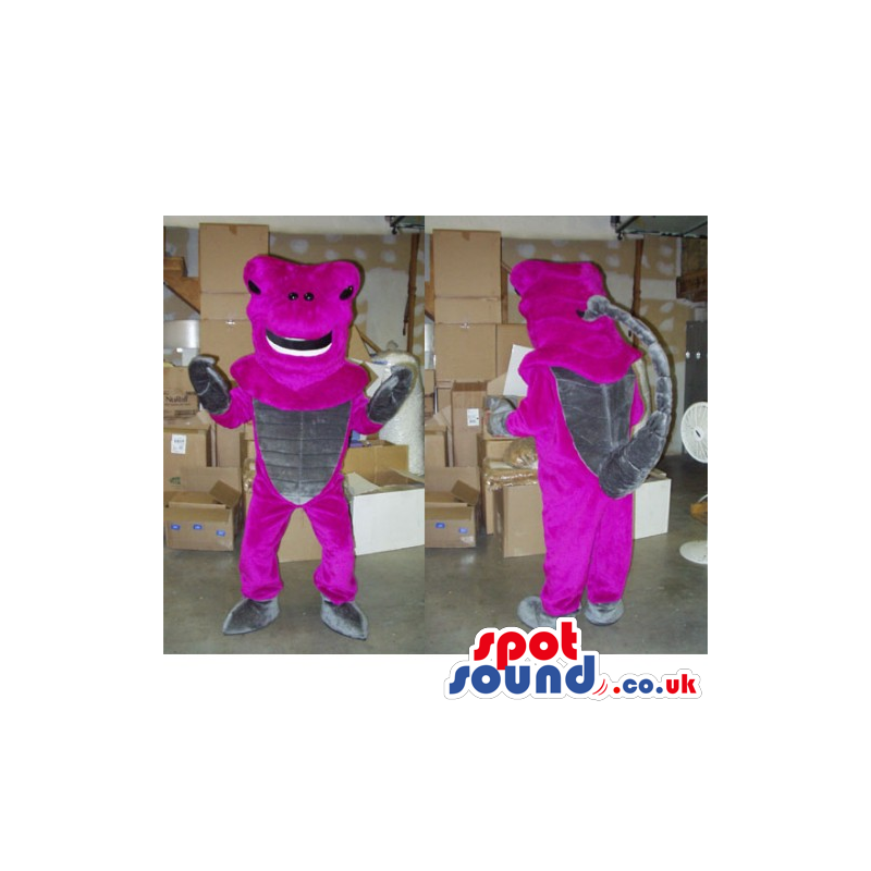 Customizable Purple And Grey Scorpion Insect Mascot - Custom