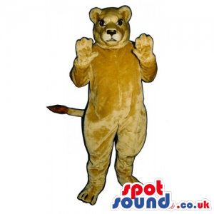 Customizable And Plain Brown Wildcat Animal Mascot - Custom