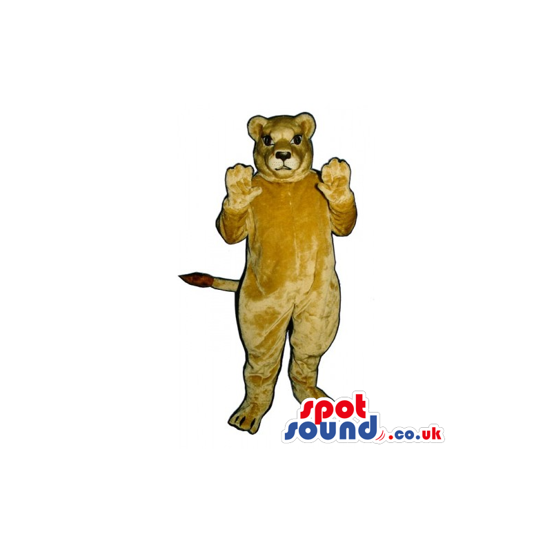 Customizable And Plain Brown Wildcat Animal Mascot - Custom