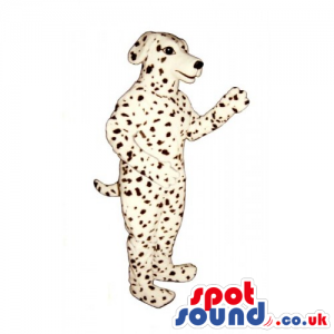 Customizable Dalmatian Breed Dog Pet Mascot With Dots - Custom