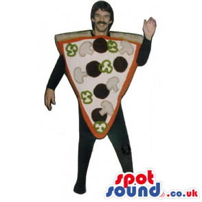 Original Customizable Pizza Slice Mascot Or Adult Costume -