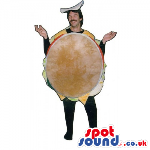 Original Customizable Burger Mascot Or Adult Costume - Custom