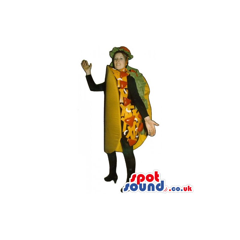 Original Customizable Mexican Taco Mascot Or Adult Costume -