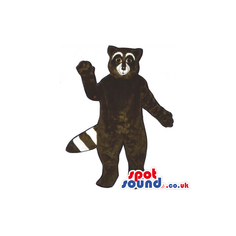 Customizable Dark Brown Raccoon Wildlife Animal Mascot - Custom