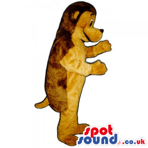 Customizable Friendly Brown Hedgehog Animal Mascot - Custom