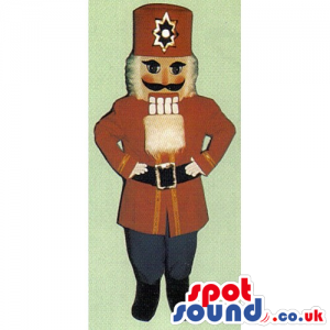 Nut-Cracker Soldier Mascot Wearing Special Garments - Custom
