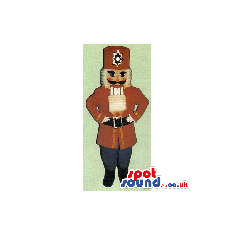 Nut-Cracker Soldier Mascot Wearing Special Garments - Custom