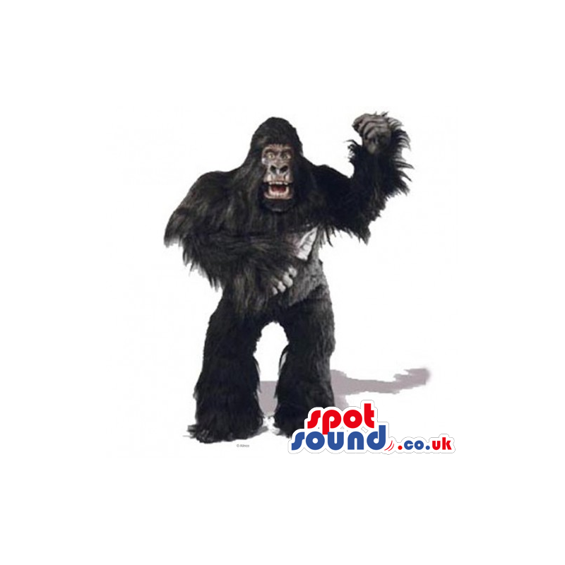 Realistic Black Gorilla King-Kong Character Animal Mascot -