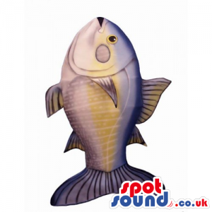 Customizable Amazing Realistic Big Tuna Fish Mascot - Custom