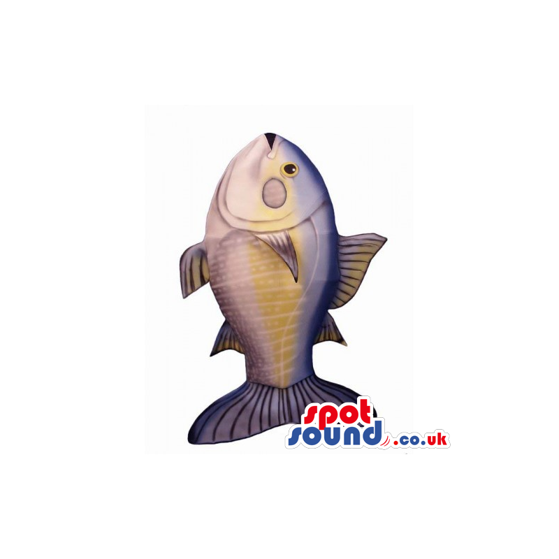 Customizable Amazing Realistic Big Tuna Fish Mascot - Custom