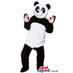 Panda Bear Mascot With Comfortable Option For Your Hands -