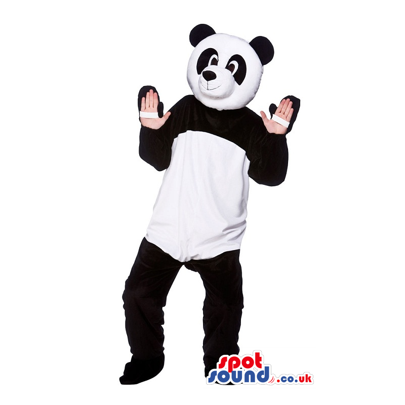 Panda Bear Mascot With Comfortable Option For Your Hands -
