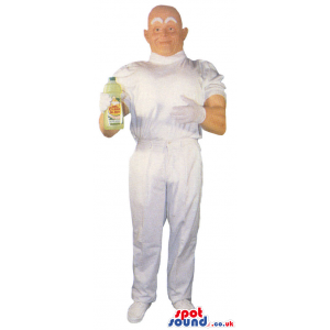 Mr. Clean Iconic Popular Human Mascot And Brand Name - Custom