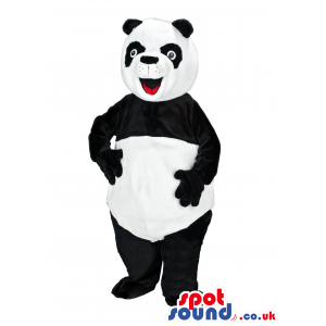 Customizable Happy Panda Bear Animal Plush Mascot - Custom