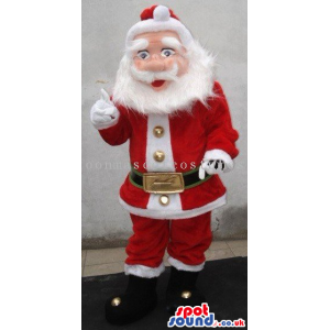 Customizable Santa Claus Christmas Human Character Mascot -