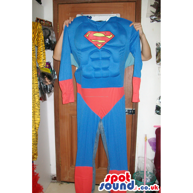 Strong Superman Costume In Varied Sizes For Halloween And
