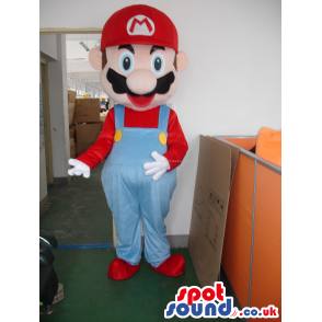 Super Mario Bros. Popular Video Game Character Mascot - Custom