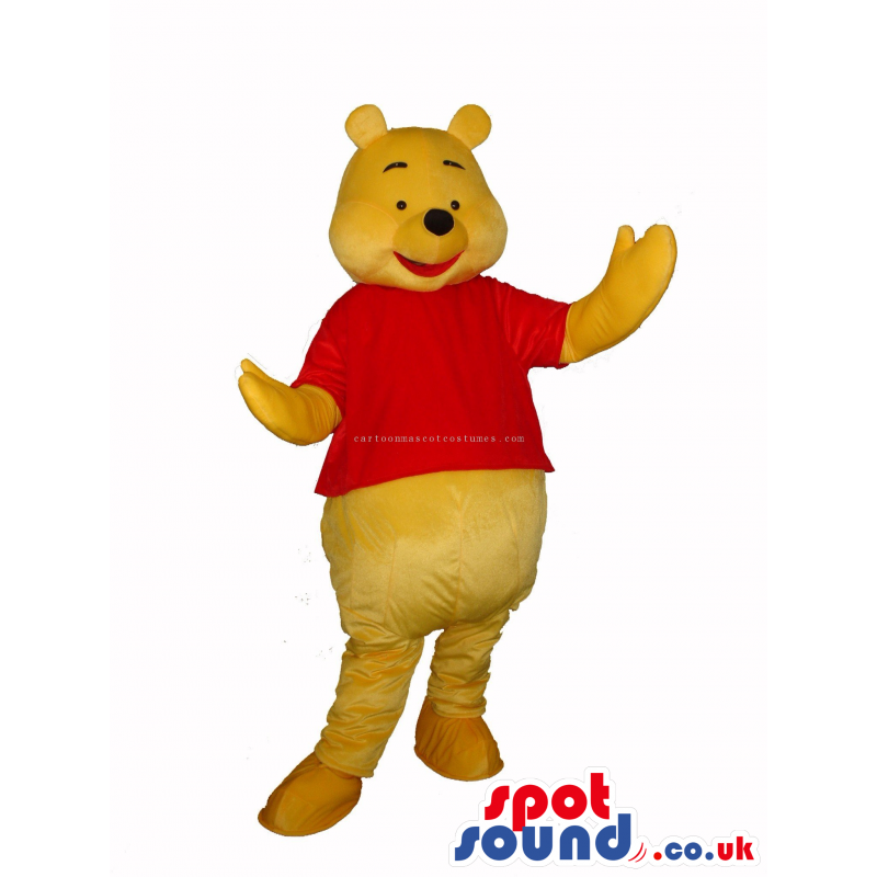 Winnie It Pooh Tv Cartoon Character Bear Plush Mascot - Custom