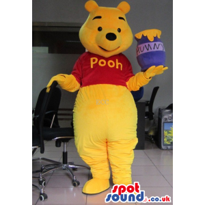 Winnie It Pooh Tv Cartoon Character Bear Plush Mascot - Custom