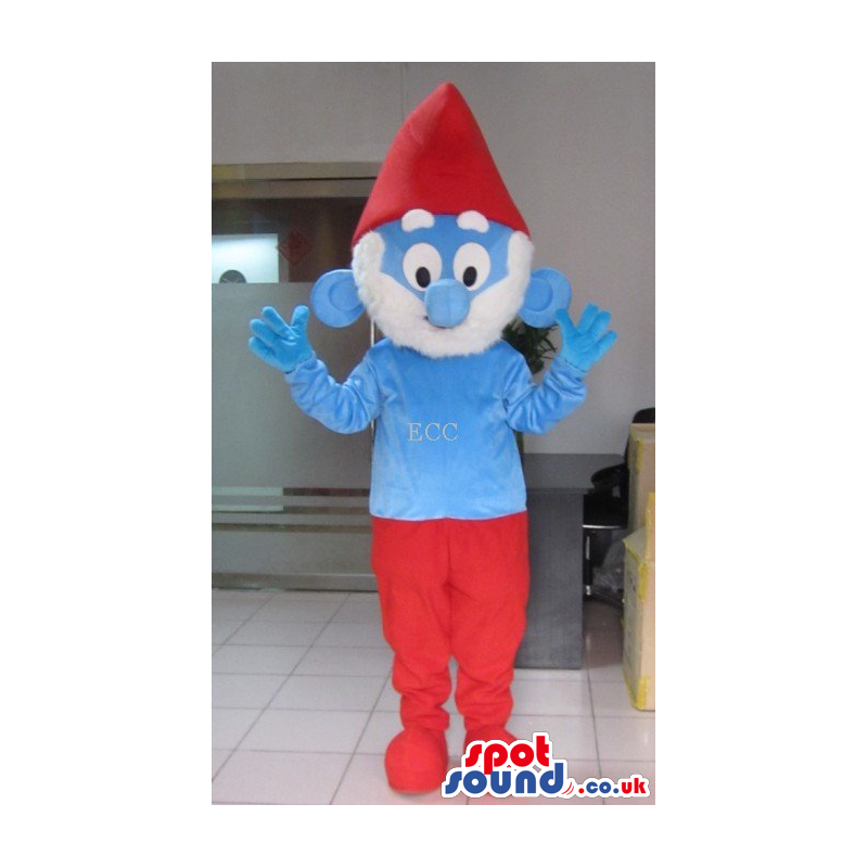 It Smurfs Daddy Smurf Character Tv Cartoon Mascot - Custom