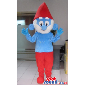 It Smurfs Daddy Smurf Character Tv Cartoon Mascot - Custom