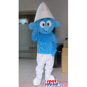 It Smurfs Smurfy Blue Character Tv Cartoon Mascot - Custom