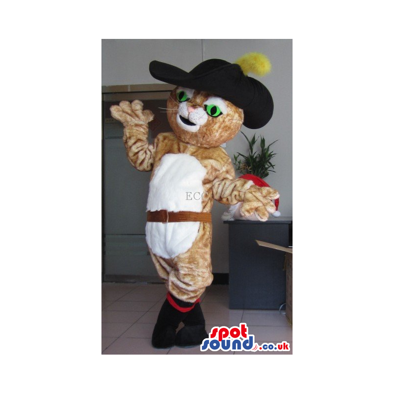 It Cat In Boots Popular Classic Tale Story Character Mascot -