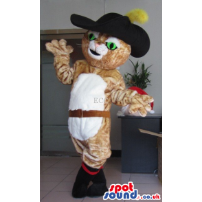 It Cat In Boots Popular Classic Tale Story Character Mascot -