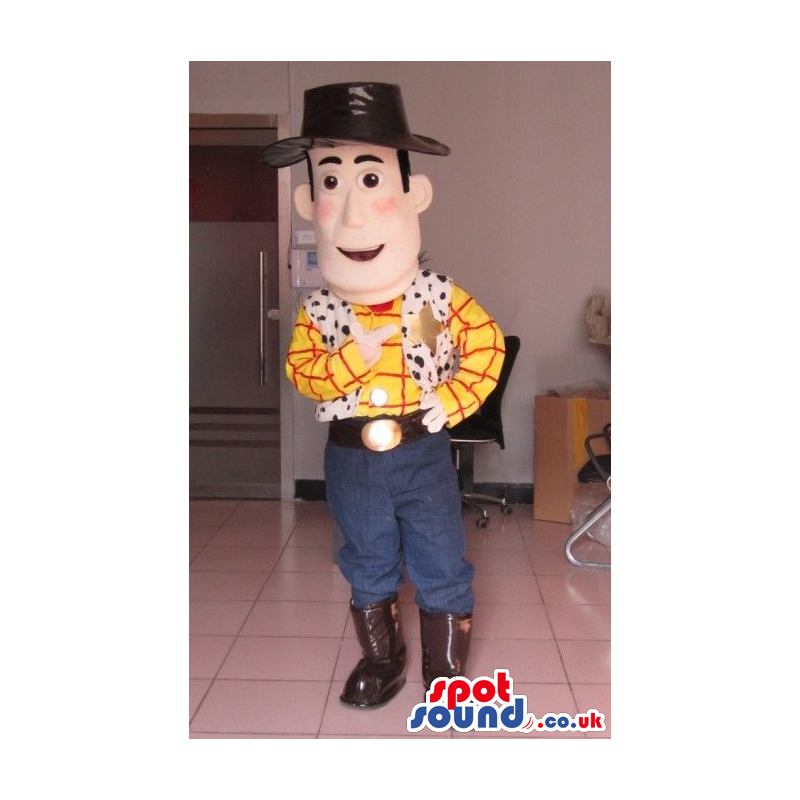 Toy Story Animation Movie Woody Cowboy Character Mascot -