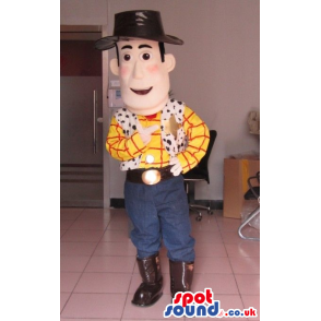 Toy Story Animation Movie Woody Cowboy Character Mascot -