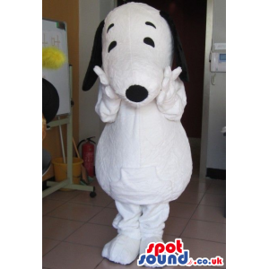 Popular Snoopy White Dog Animal Cartoon Character Mascot -