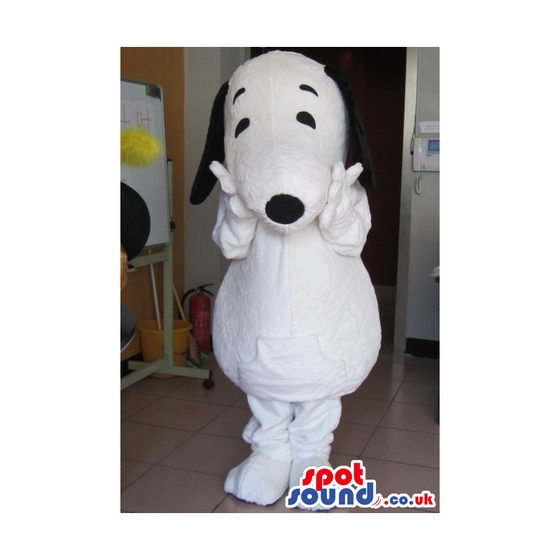 Popular Snoopy White Dog Animal Cartoon Character Mascot -