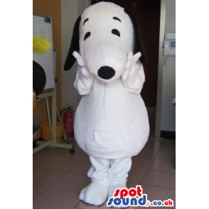 Popular Snoopy White Dog Animal Cartoon Character Mascot -
