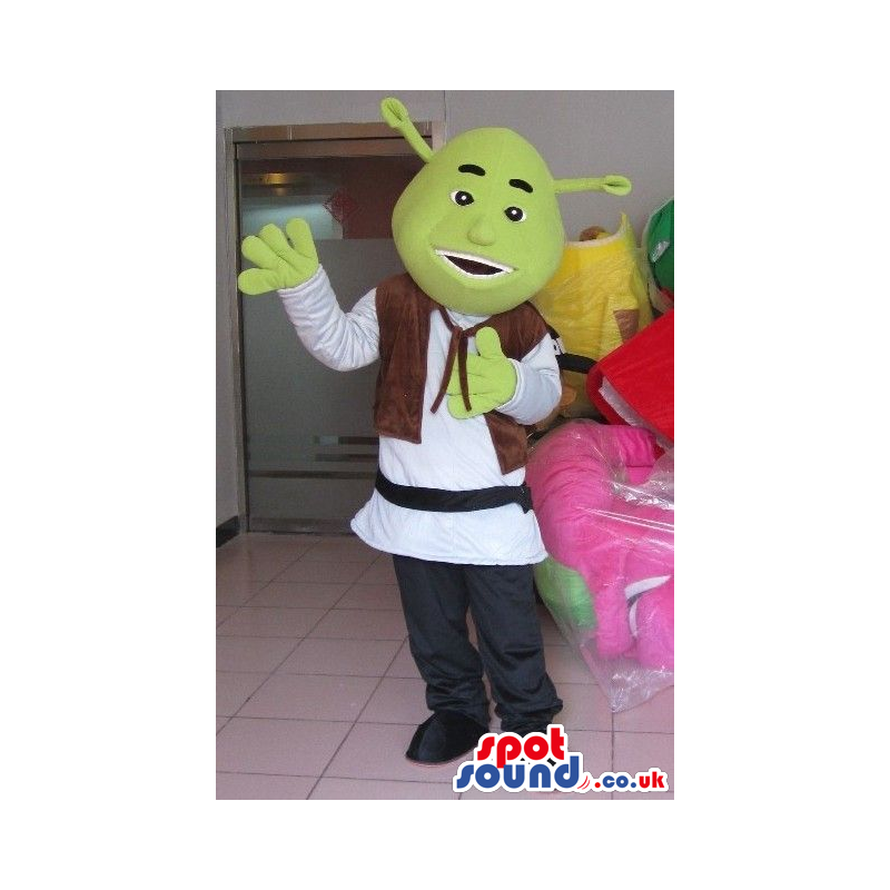 Shrek The Green Ogre Popular Movie Character Mascot - Custom