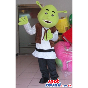 Shrek The Green Ogre Popular Movie Character Mascot - Custom