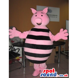 Piglet Pig Character Mascot From Winnie It Pooh Popular Cartoon