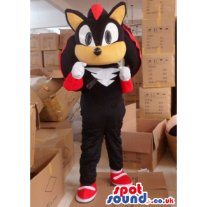 Popular Video Game Character Shadow It Hedgehog Mascot - Custom