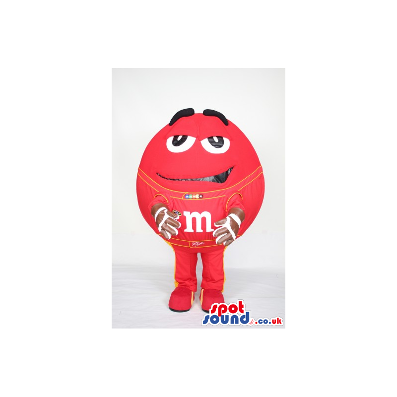 Red M&M'S Chocolate Snack Popular Food Grocery Mascot - Custom